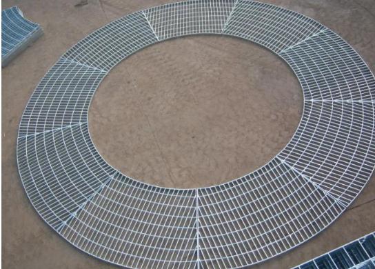 压焊圆形钢格栅板平台